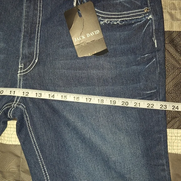 NWT Jack David Jeans Plus Size 22 Womens High Rise  Dark Denim - Picture 10 of 13